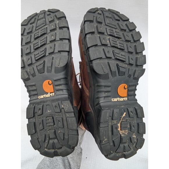 Carhartt 6" Rugged Flex Comp Toe Work Boot Womens 6.5 CWF5355 Brown Grip Comfort - Picture 8 of 9
